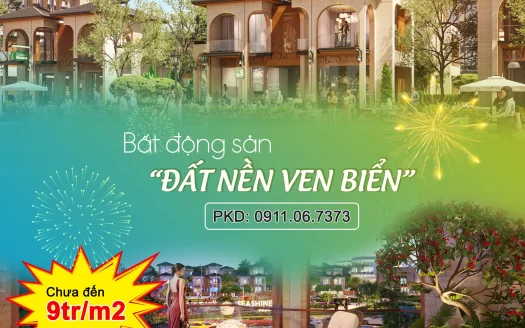 Bán đất nền Seashine Quảng Bình giá chưa đến 9 triệu/m2